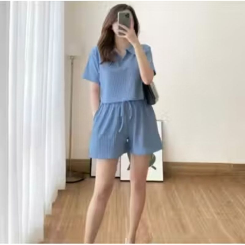 SETELAN KNIT WANITA TERBARU | setelan knit import premium| setelan wanita knit kekinian