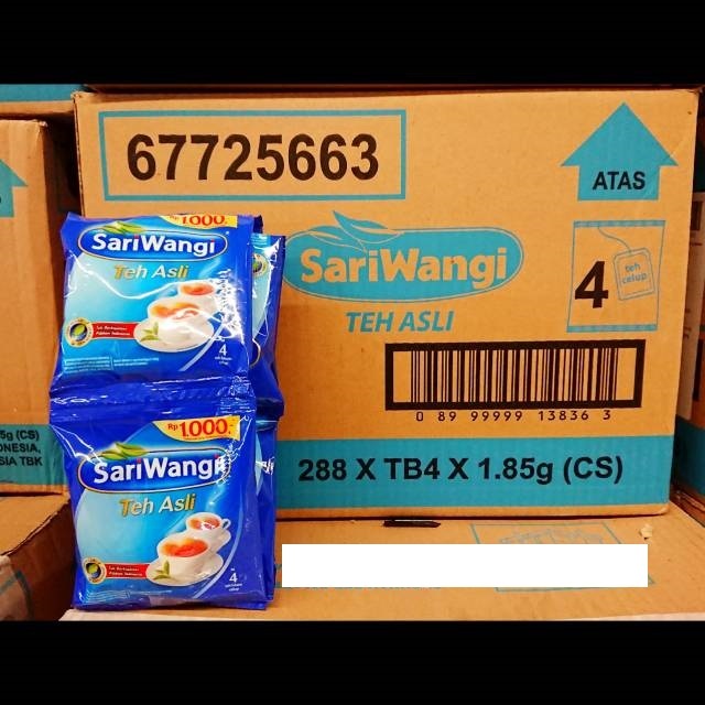 

TEH CELUP SARIWANGI RENCENG 7.4GR DUS ( 288 SACHET )