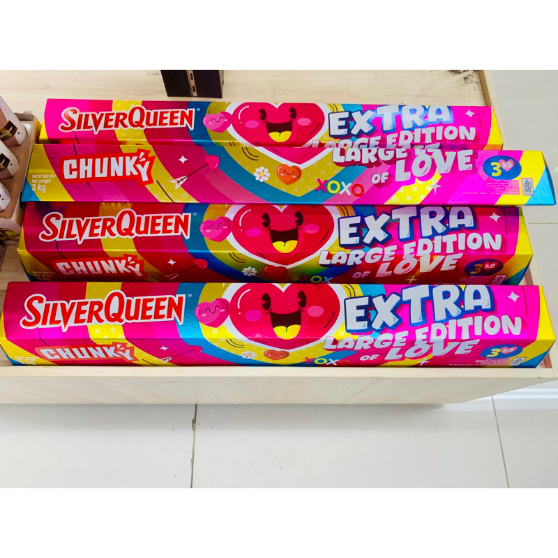 

SIlVERQUEEN CHUNGKYBAR 3KG EDISI VALENTINE