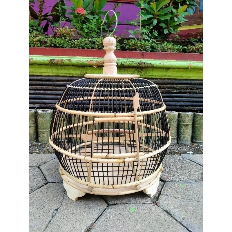 (AMBRUKAN ) Sangkar burung perkutut Minion Jeruji Hitam