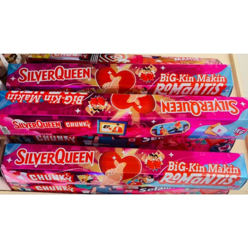 

Cokelat Silverqueen ChunkyBar 1KG edisi Valentine LGSG KIRIM