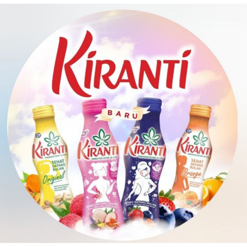 kiranti sehat datang bulan original 150 ml Kiranti juice orange Kiranti pegel linu Kiranti Lecy Kira