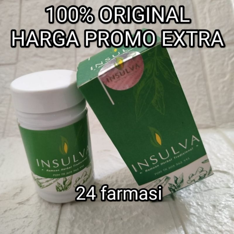 insulva herbal original asli 100% obat diabetes