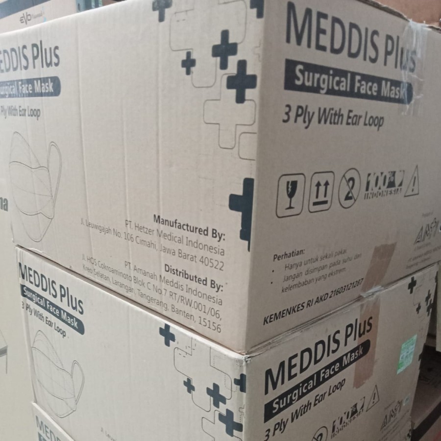 Masker MEDDIS PLUS KARTONAN (40box)