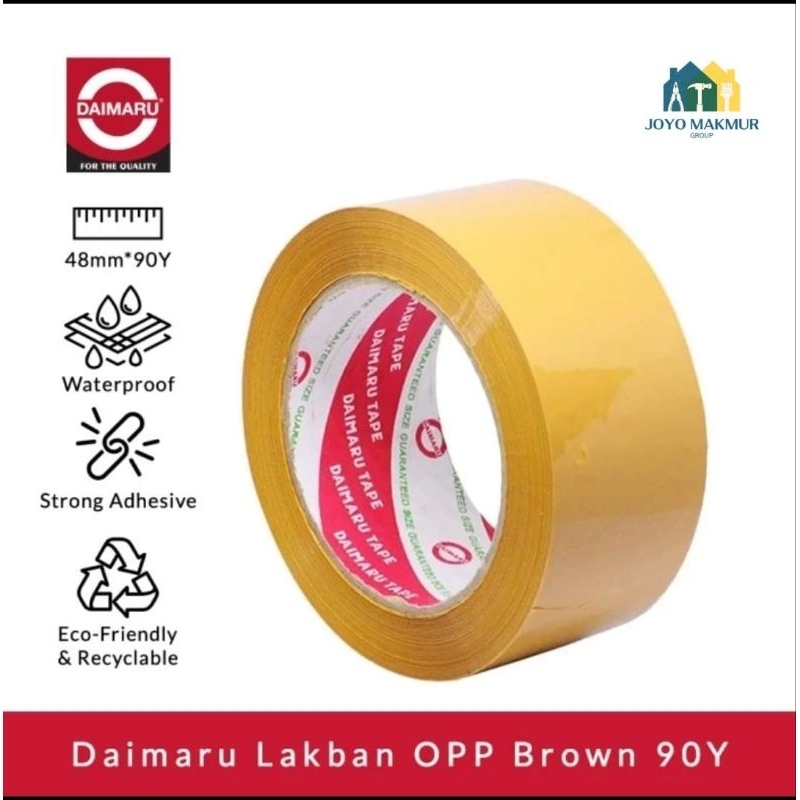 

Daimaru Lakban OPP Coklat 2 Inch 48mm 90Y