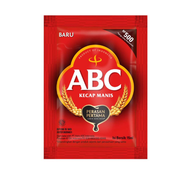

Kecap Manis ABC 15gr Bendit isi 12 Sachet