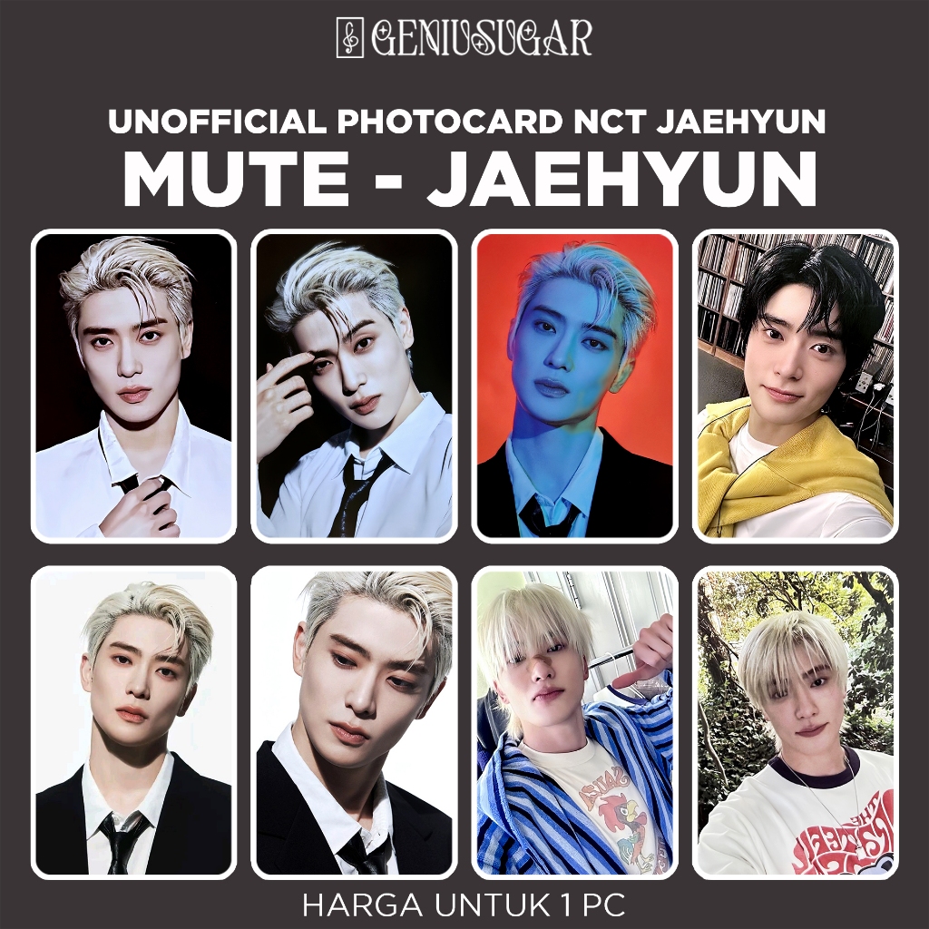 [NCT] JAEHYUN MUTE PHOTOCARD UNOFFICIAL