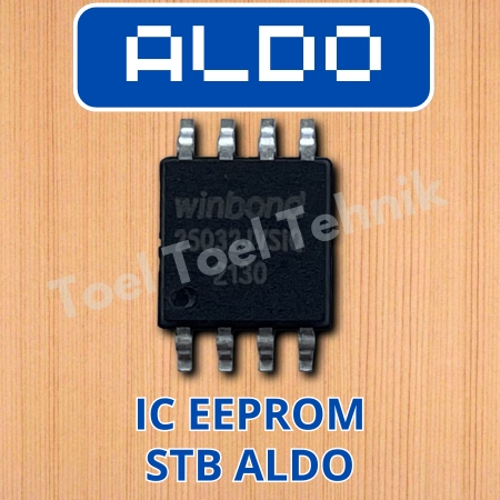 IC EEPROM STB ALDO / IC EPROM SET TOP BOX TV DIGITAL ALDO