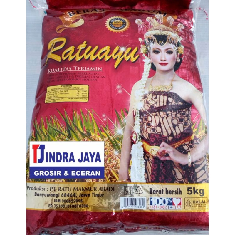 

BERAS RATU 5KG BERAS BERKUALITAS BERAS MURAH BERAS PULEN
