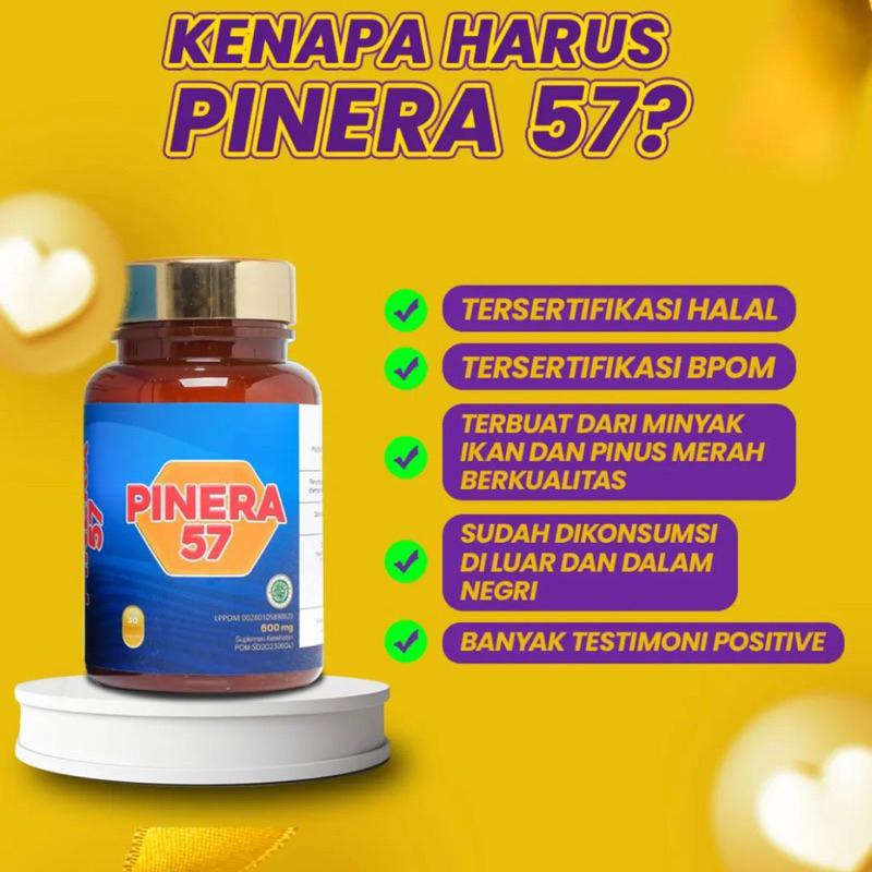 1 Botol Pinera 57 100% ORIGINAL