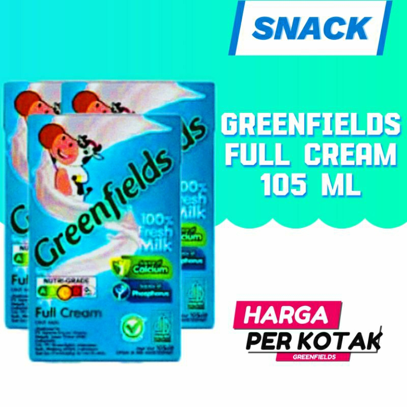 

Greenfields 105 Ml, Full Cream, Coklat, Strawberry