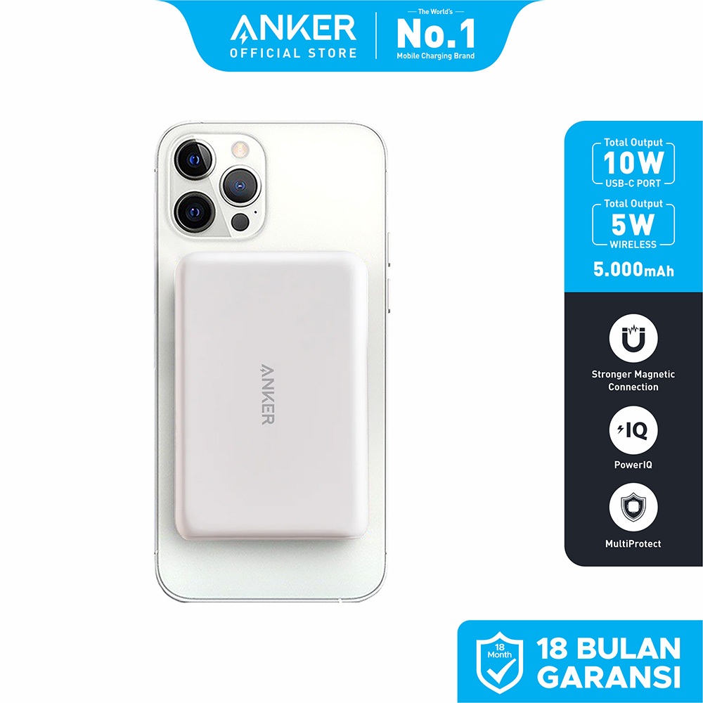 PowerBank MagSafe Anker PowerCore 5.000 mAh - A1619