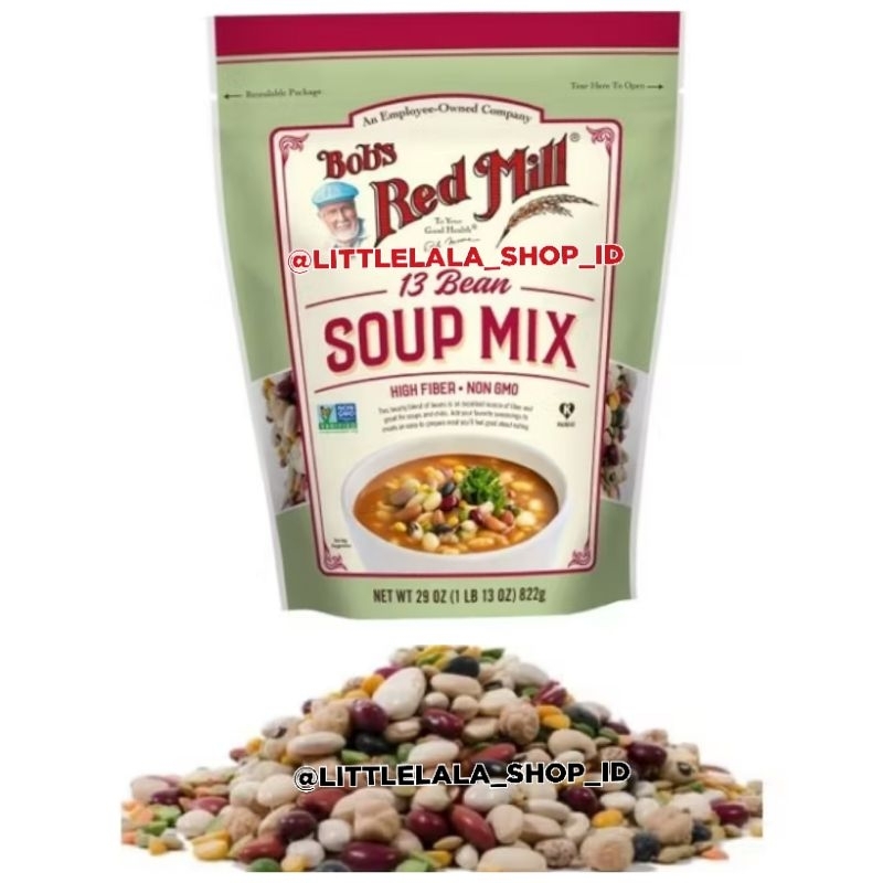 

Bob's Red Mill 13 Beans Soup Mix dibuat dari campuran 13 macam kacang-kacangan/Vegan/Cod Pekanbaru riau