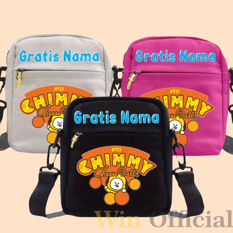 Tas Selempang Anak Laki Perempuan BTS BT21 Selempang Anak CHIMMY Murah Terbaru Slempang Kekinian