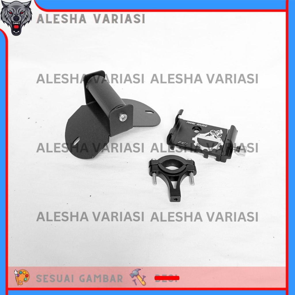 PAKET HOLDER GPS HP NMAX NEW PHONE HOLDER ALUMUNIUM STANG MOTOR BRAKET BRACKET BREKET HOLDER HANDPHO