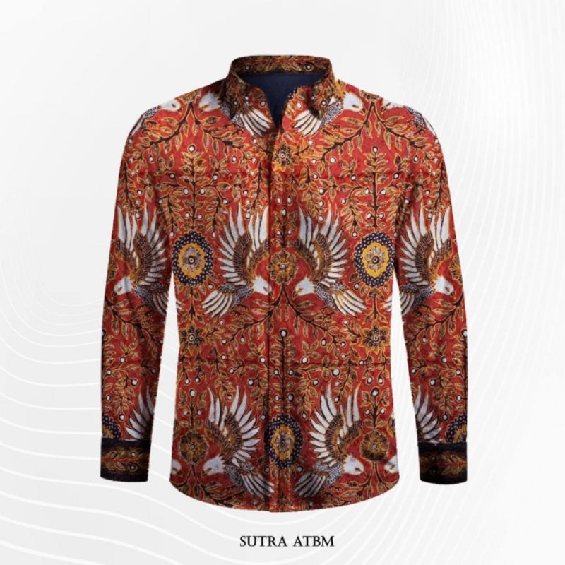 Batik Andini | Bahan Batik Tulis Sutra ATBM Baron Kemeja Pria