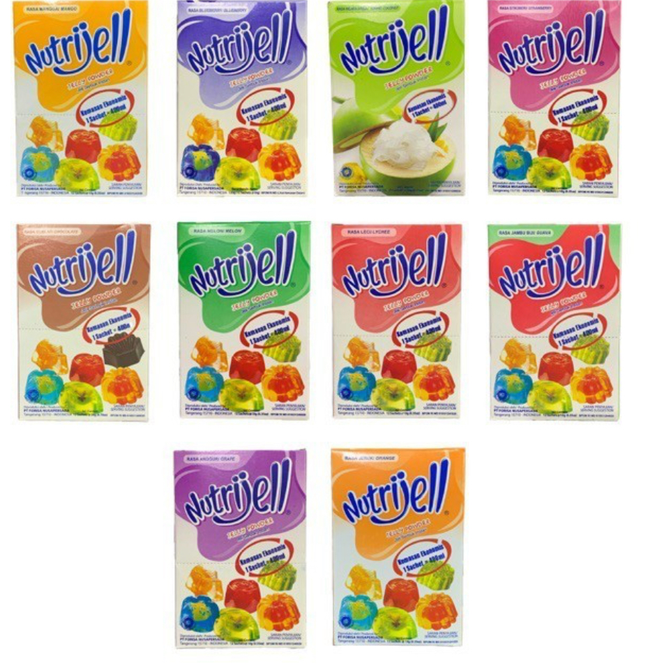 

Nutrijel Jelly Powder / Agar agar nutrijell ekonomis / Nutrijel Macam rasa / All variant