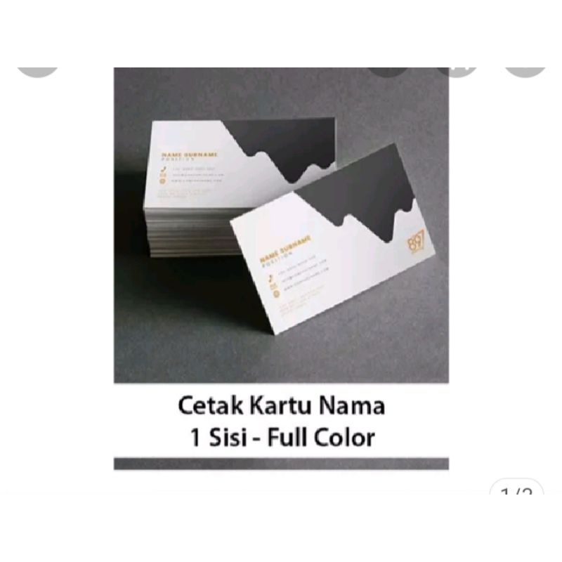 

Cetak Murah Kartu Nama isi 100pcs 1box (1 Sisi)