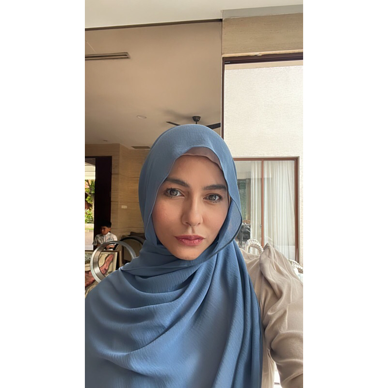 Hijab Instan Karet Mleyot
