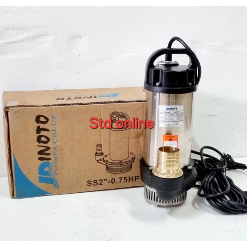 Pompa air celup SS 2 Inch  INOTO / Pompa air penguras kolom Inoto.
