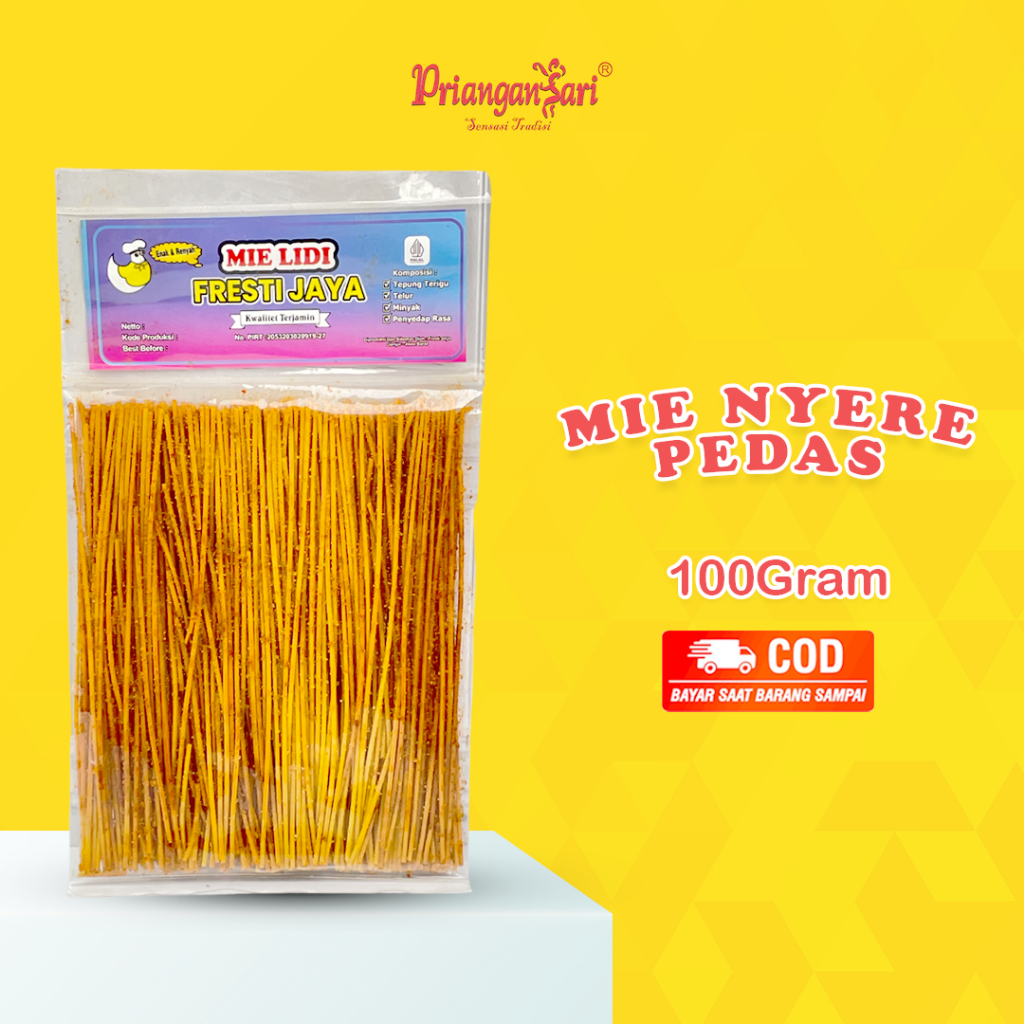 

Mie Nyere Cemilan Gurih dan Pedas 100 Gram