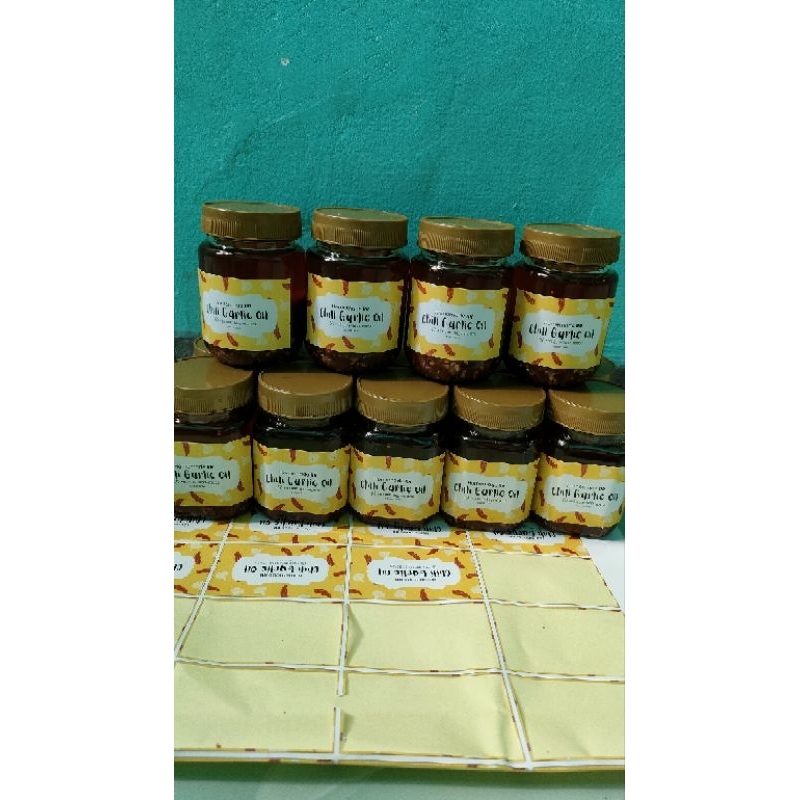 

paket usaha chili garlic oil 25pcs