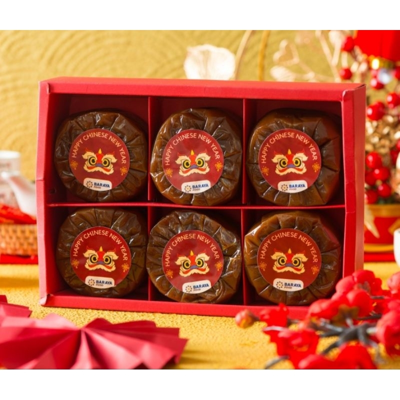 

Kue Keranjang / Dodol China isi 6 Imlek Hampers | Gift Imlek | Chinese New Year | Imlek | Gong Xi Fa Cai | Giftbox Gift Hadiah Souvenir