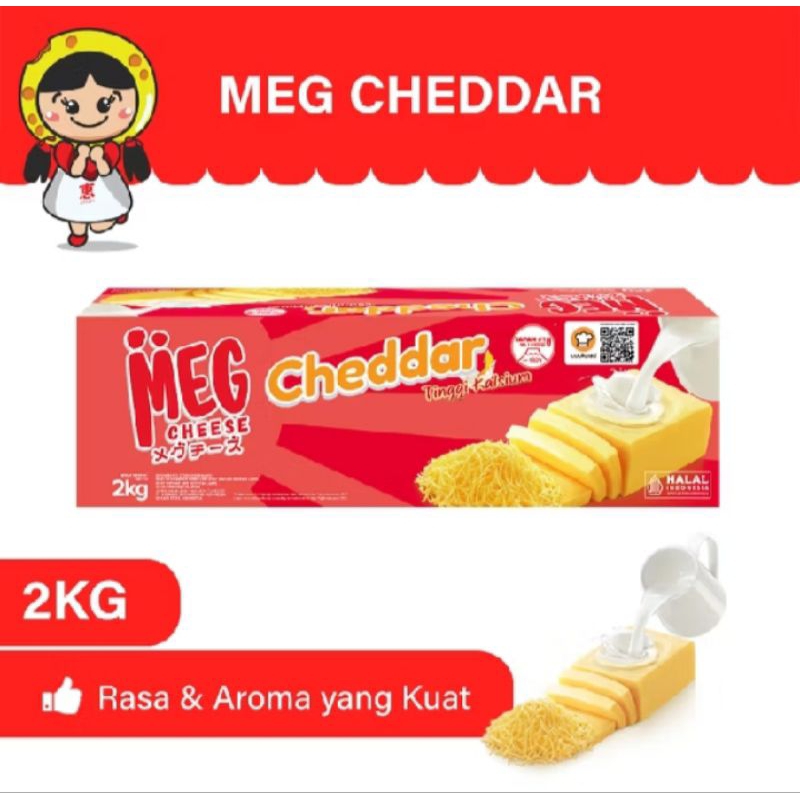 

KEJU MEG CHEDDAR MERAH 2KG