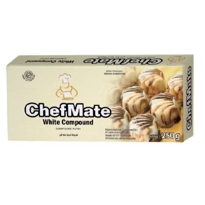 

COKLAT PUTIH CHEFMATE / CHOCOLATE WHITE 250GR