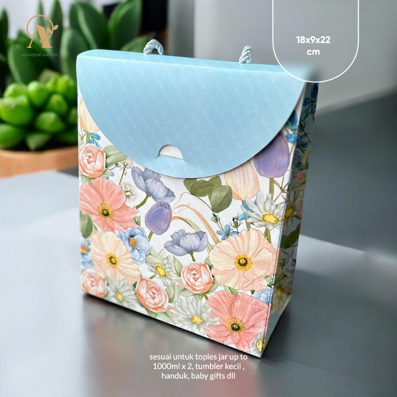 

Ashadewi Gayatri - BAGGY BOX 18x9x22cm Box Baby Showe / Box birthday baby / box wedding