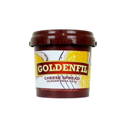 

GOLDENFIL CHEESE SPREAD 1KG OLESAN SELAI ROTI DLL