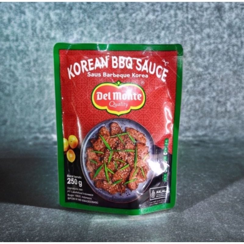 

DELMONTE Saus Korean Barbeque Pouch 250gr