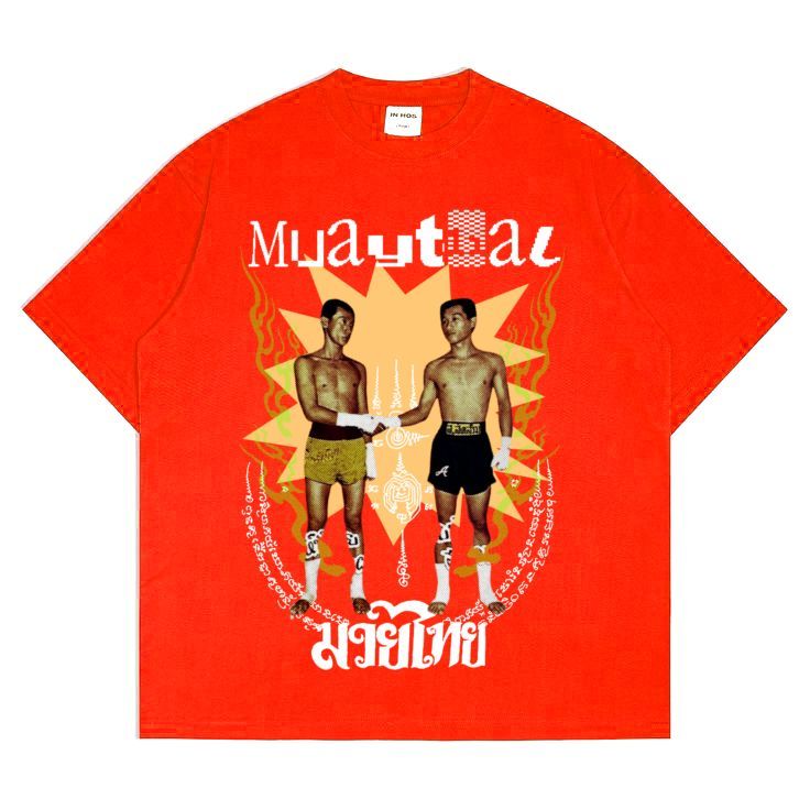 Tshirt fighter muaythai-kaos muaythai unisex-muaythai legend