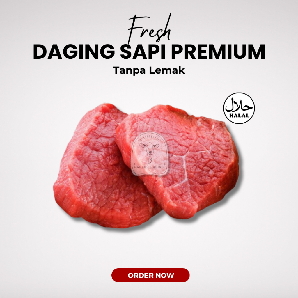 

Daging Rendang Premium Tanpa Lemak Fresh Halal 1kg