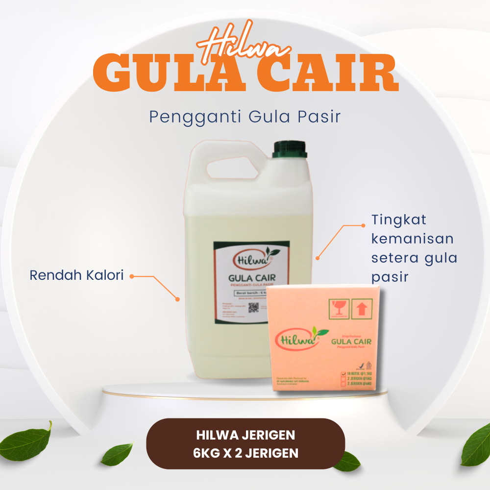 

GULA CAIR HILWA 1 DUS/KARTON - VARIAN 6KG X 2JERIGEN