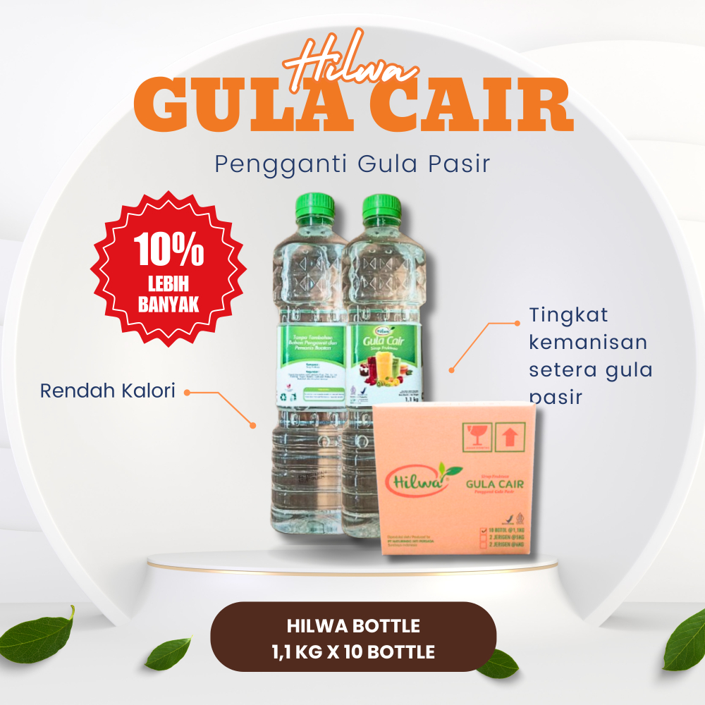 

GULA CAIR HILWA 1 DUS/KARTON - VARIAN 1,1 KG X 10 BOTOL