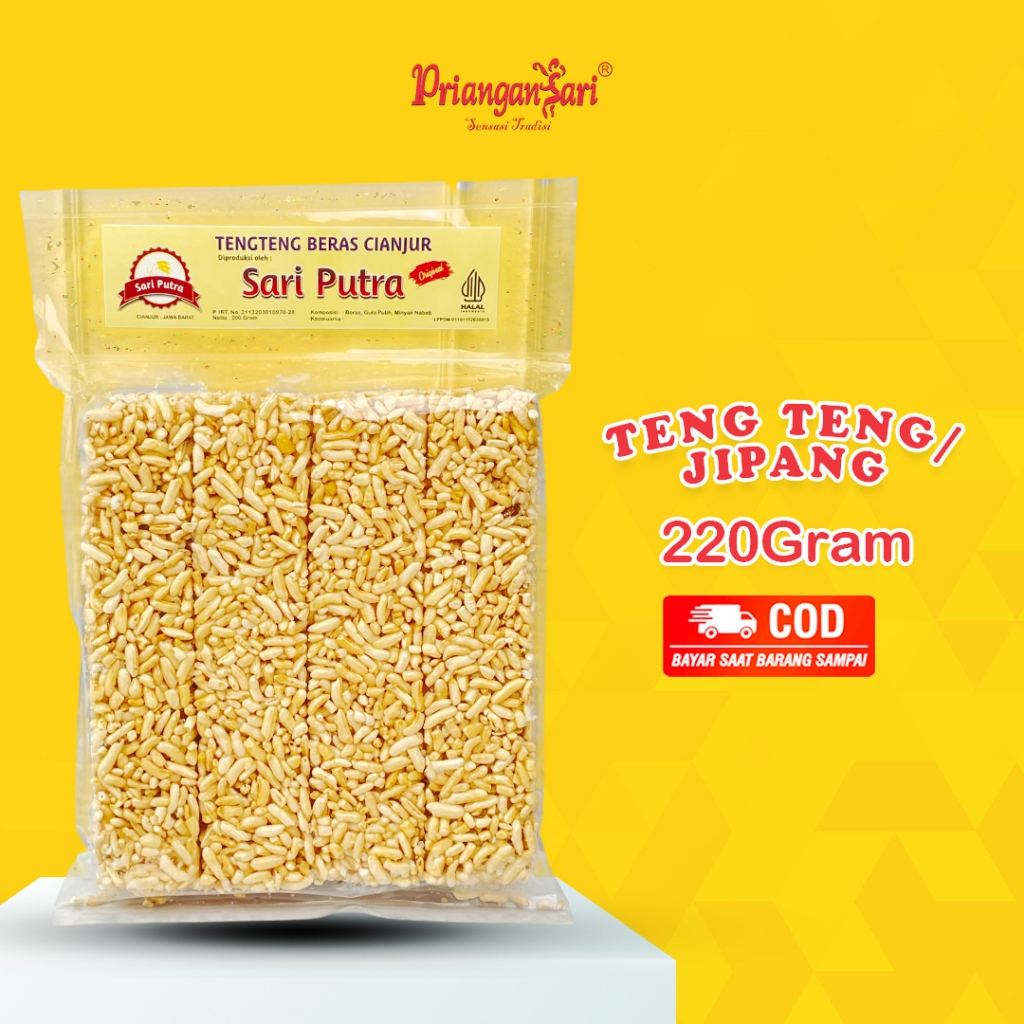 

Jipang/ Teng-teng Cemilan Manis 220 Gram