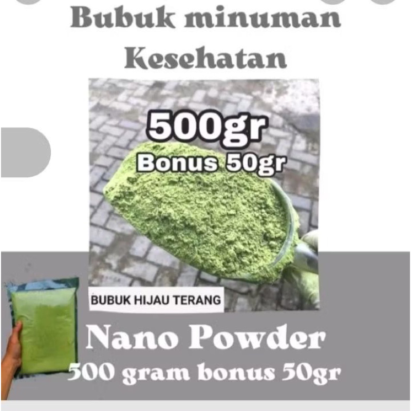 

POWDER PURLI / BUBUK SUPER HIJAU ASLI KALIMANTAN kemasan 500 gram