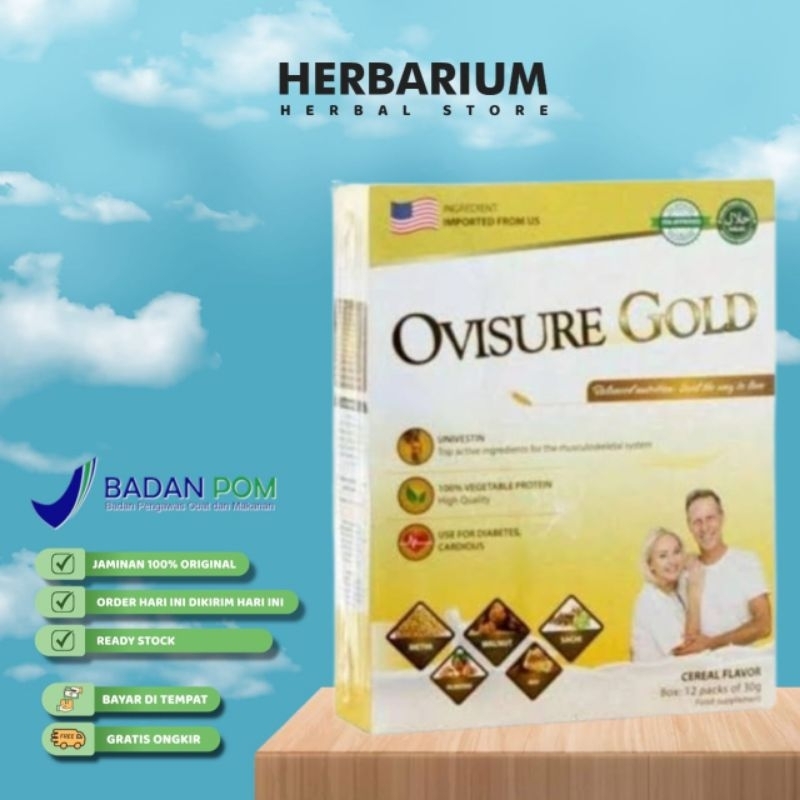 

OVISURE GOLD ASLI ORIGINAL MILK SUSU VITAMIN TULANG DAN SENDI NYERI OTOT KERAM KEBAS