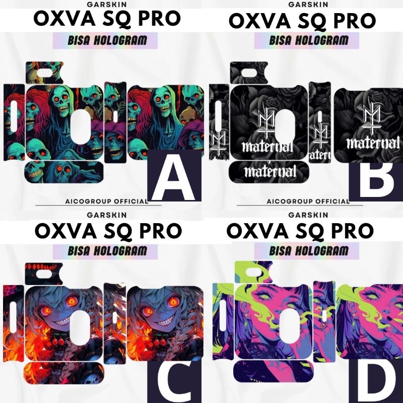 

Premium innneerrr Garskin Oxvas SQ Pro Hologram Full Motif Dan Anti Gores