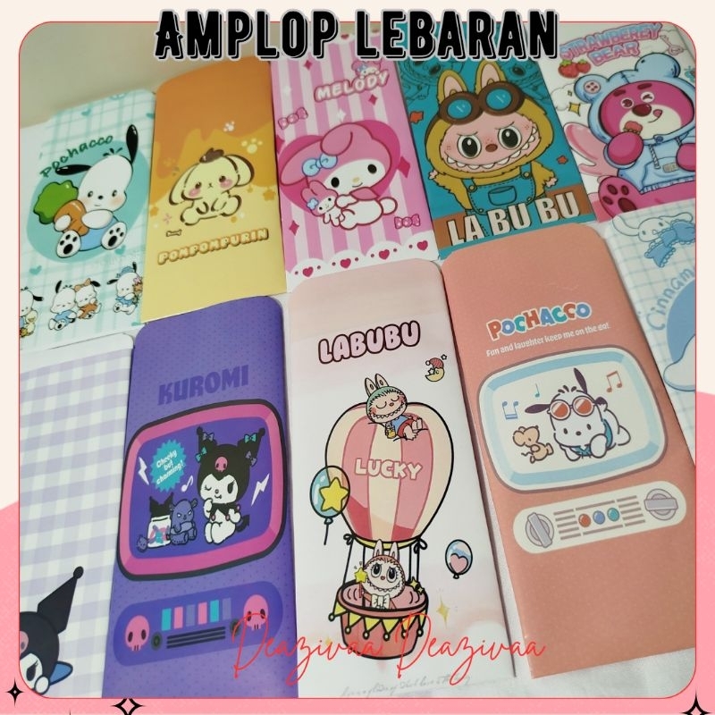 

Amplop Lebaran Jumbo Viral Labubu - Kuromi - Islami