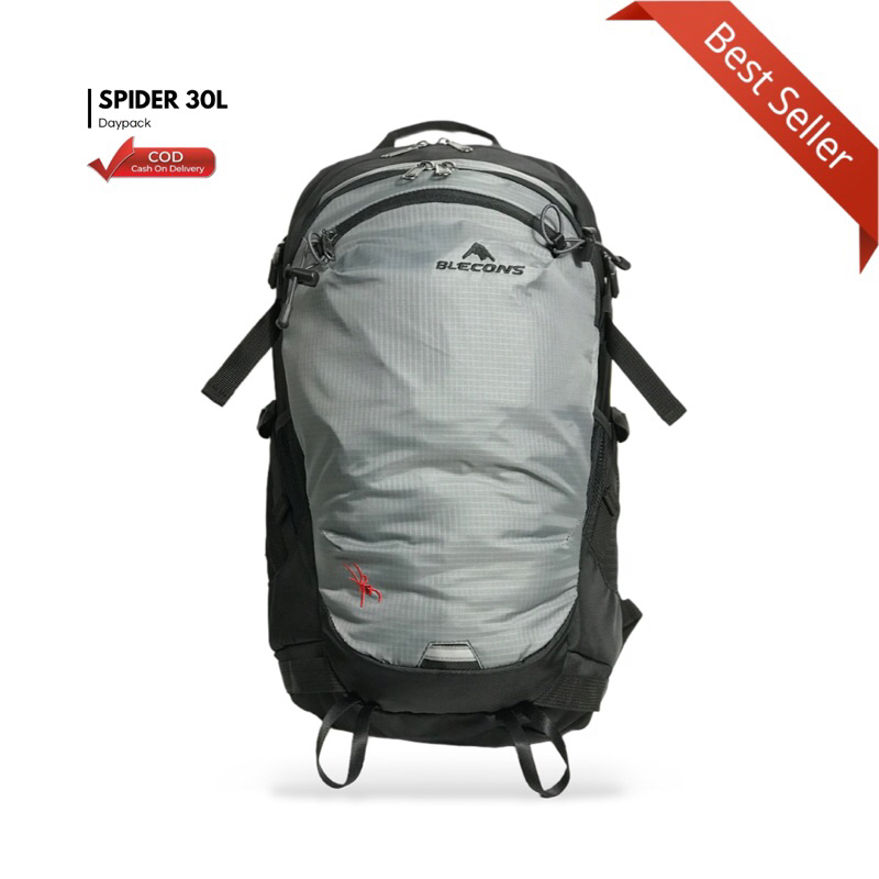 Ransel Pria Blecons Tas Ransel Daypack 30 Liter Nylon Unisex Outdoor Traveling Blecons Spider 30L Da