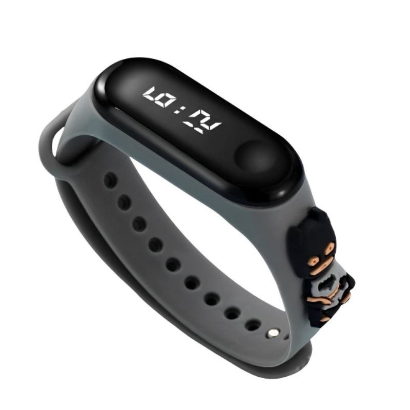 jam tangan anak laki laki karakter led digital anti air