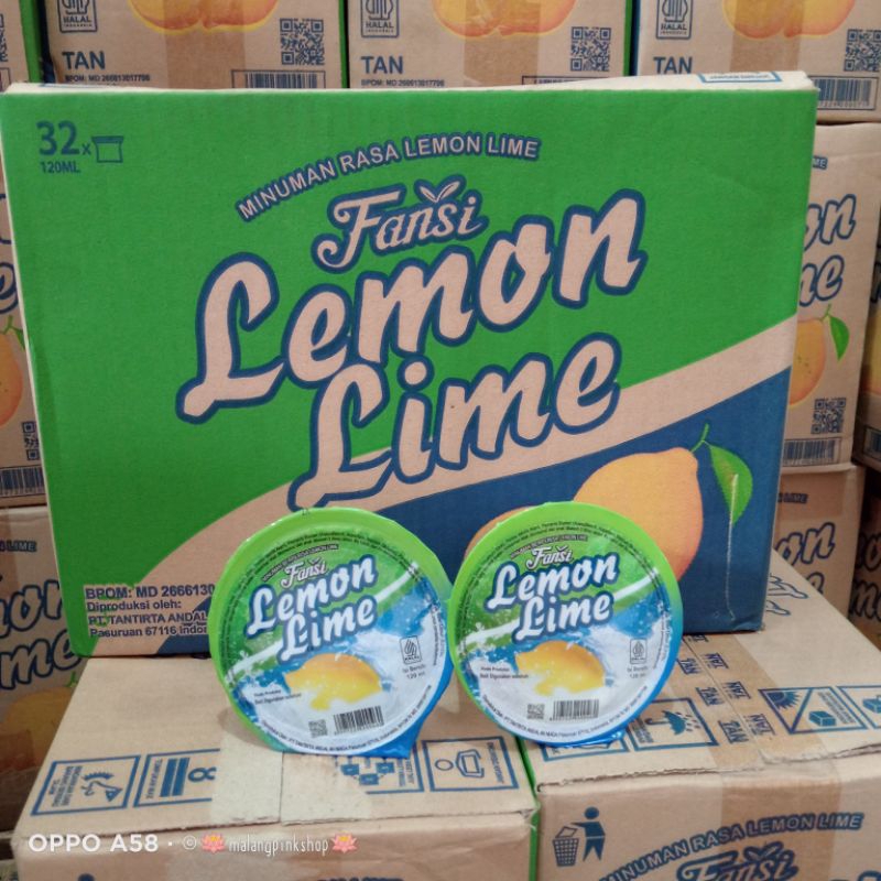 

lemon lime 120 ml isi 32