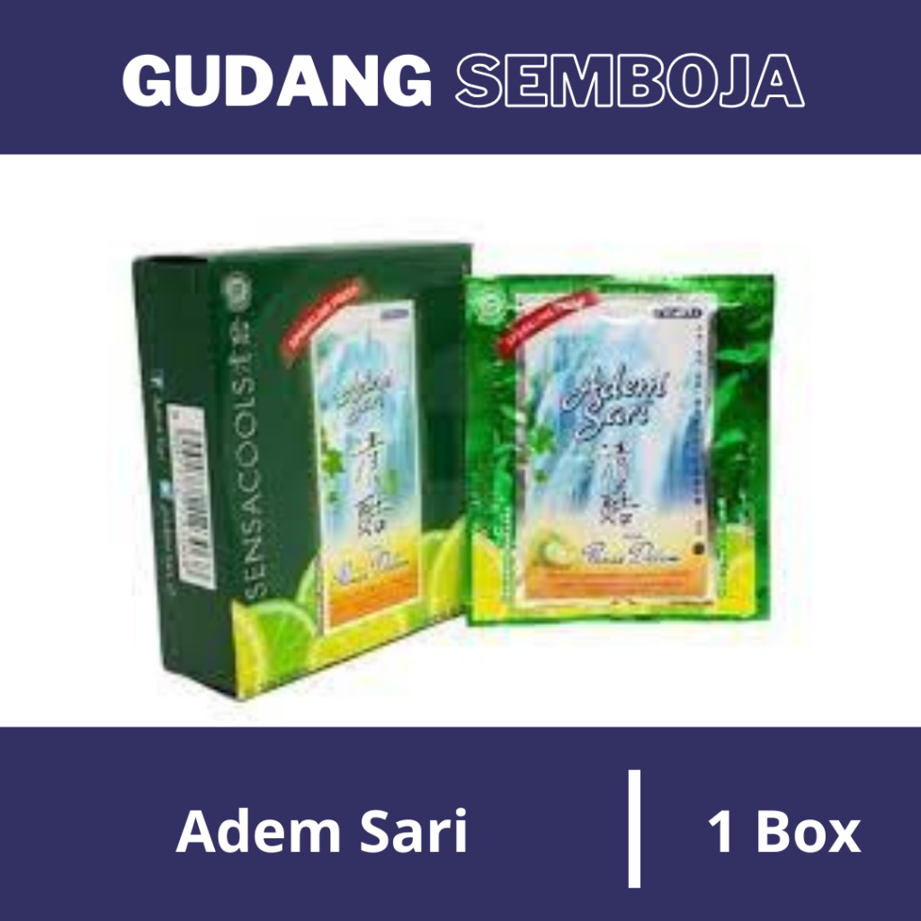 

Adem Sari Box Isi 5 Sachet / Pereda Panas Dalam