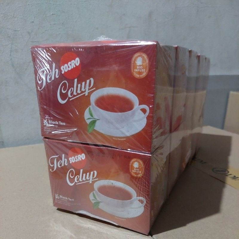 

Teh Sosro Celup 30bags PAK isi 10 box