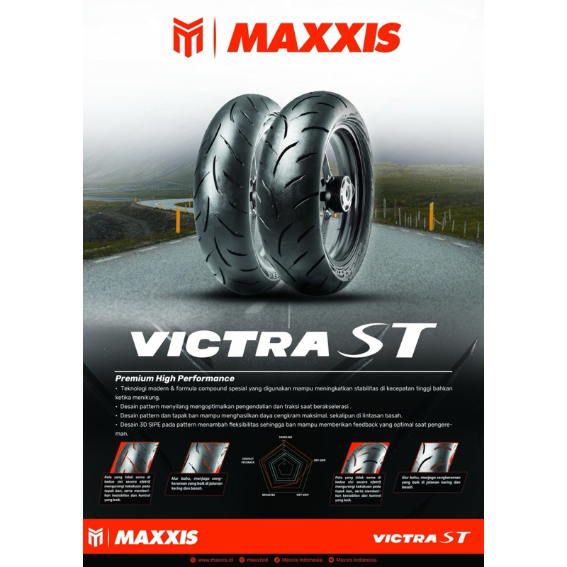 BAN MAXXIS VICTRA 70/90-14 80/90-14 90/80-14 90/90-14 100/90-14 100/80-14 110/70-14 130/70-14 110/80