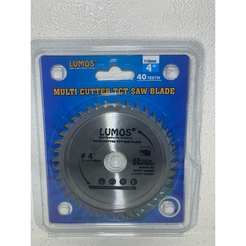 mata gergaji kayu 4"x40t lumos / mata gergaji kayu 4inch lumos