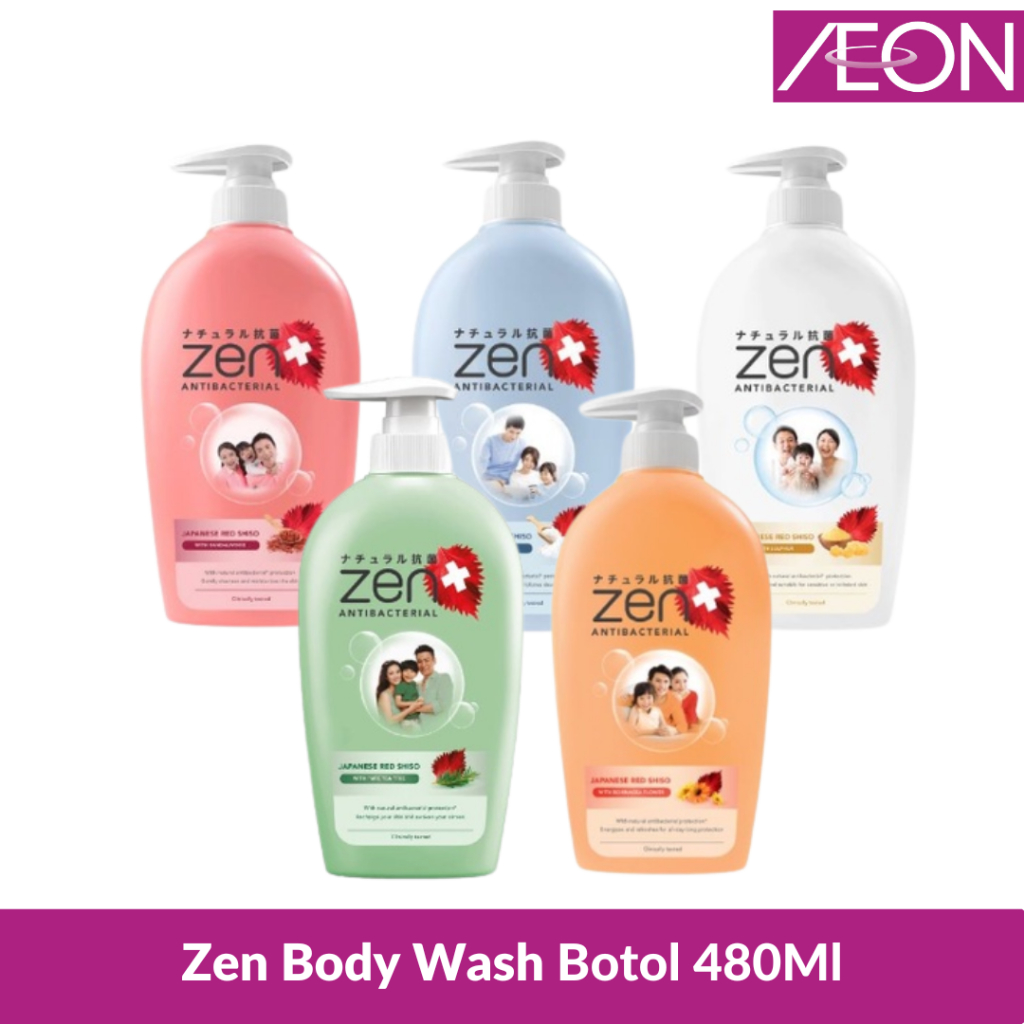 Zen Sabun Cair Pump Sabun Mandi 480Ml