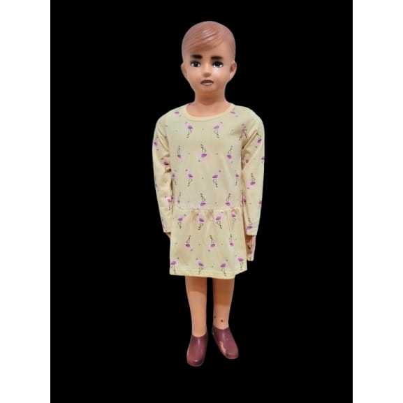 DASTER ANAK FLAMINGO / daster anak katun motif flamingo / daster anak katun murah flamingo